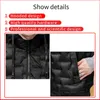 2021 Hot-selling New Mens Winter Colete Down Colete Homens Casuais Colete Sem Mangas Casacos Homens Com Capuz