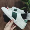 Yeni Kişilik Rahat Ayakkabılar chaussures Ayakkabı En Kaliteli Hakiki Deri Erkek Kadın Rahat Sneakers Yeşil Kırmızı Şerit Scarpe