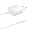 Fast Charger 45W Quick Adapter Type C charge plug c to c Cable For GALAXY Note 20 S23 S24 A90 A80