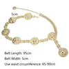 Klassisk lyxdesigner Vintage Gold Chain Belt Women Metal midja Högkvalitativ kroppsdekorativa smycken för klänningar toppsäljning WAIS8602918