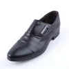 Business Single Buckle Mens Formalne Buty Mężczyźni Biurowe Party Wedding Slip On Sukienka Czarne Brązowe Buty