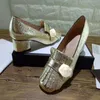 Designer Moda Vestido Sapatos Escritório Salto Alto Um Pedal Metal Decorativo Couro Confortável Sapatos Femininos Profissionais Lindos Sapatos de Trabalho