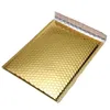 50 PCS/Lot Gold Plating Paper Bubble Envelopes Bags Mailers Padded Shipping Envelope Bubble Mailing Bag Different Specifications