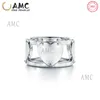 Amc Paar Bruiloft Klassieke Brede Ring Heren Sterling Zilver S925 Dames Ringen Groothandel Productos De Alta Calidad7751467