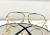 Vit pilot solglasögon grå gradient metall ram sol glasse topp mode solglasögon för kvinnor med UV -glasögonbox249h