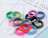 Extérieur coloré Silicone anneau unisexe Flexible hypoallergénique caoutchouc Silicone joints toriques mariage sport bande anneaux 2021