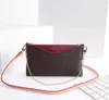 Pallas Cluth Vintage Handbag Mini Retro Shoulder Bag Women Purse Kedja Fashion Evening Bag H￶gkvalitativ M41638 Toppskikt Cowhide3221