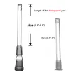 Narghilè diffusore downstem 14-14mm, 18-18mm, 14mm a 18mm maschio-femmina gambo in vetro per beaker bong tubi dell'acqua