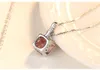 S925 Sterling Silver Necklace for women pendant necklace with Morganite noble jewelry accessories whole2339249