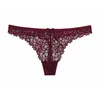 Womens Lace G-Strings Dames Nieuwe Sexy Hollow Transparante Thong Sexy Dames Slips Dames Trendy Low-rise Underwears Lace Underpants Groothandel