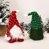 Gnome sans visage de Noël décoration de poupée Santa Poupée à la main Suédois Table Tomte Ornement Noël Nouvel An Cadeaux JK2010XB
