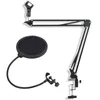 NB-35 Desktop Table Tripod Microphone MIC Stand Holder with Clip Microphone Stand Holder for Mounting on PC Laptop Notebook