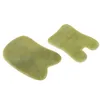 1 Uds. Tabla de masaje de SPA para el cuerpo Facial cuidado de la salud piedra de Jade Natural Gua Sha Tool291h