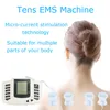 TENS EMS Massager Electro Stimulation Muscle Stimulator Electrostimulator Fisioterapia fysioterapimaskin 16 PADS4629016