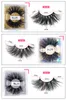 25mm Dramatic Messy Long False Eyelash 3D Fluffy Mink Eyelashes Glitter Color Card Gift Box Makeup Wholesale Lashes