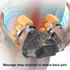 Electric Back Massager Cushion Shiatsu Heating Vibrating Multifunctional Neck Shoulder Massage Cushion Home Seat313L