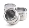 Ferramentas de Aço Inoxidável Magnética Ferramentas de Especiarias Visível Jar Salt Pimenta Shaker Garrafa RRD13434