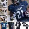 Rice Owls Futbol Forması NCAA Koleji 14 Tom Stewart 1 Aston Walter 2 Brad Rozner 10 Austin Trammell 55