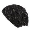 Beanie Skull Caps Summer Beanies for Women Cotton Stretb Turban Hat Thin Spets andas Cap Cross Bonnet Chemo L04061305N