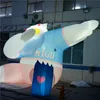 vente en gros mascotte de style gonflable de ballon gonflable coloré avec ventilateur et bande LED et vidéos pour la décoration de plafond de discothèque