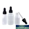 10ml 15ml 20 ml 30 ml Puste Frosted Dropper Amber Szkło Aromaterapia Ciecz Dla Essential Massage Oil Pipetable Butelki Refillable