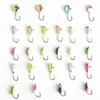 Winter Ice Fishing Lure Hard Bait Pesca Tackle Swimbait With Jig head hook Isca Artificial Bait Crankbait Sharp Metal Fishing H Y2197D