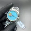 caijiamin-men relógios para homens máquinas automáticas relógios 36/41mm aço inoxidável super luminoso relógios de pulso feminino relógio à prova dwaterproof água montre de luxe