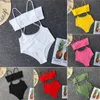 6 cores cintura alta biquíni conjunto sólido swimwear mulheres sexy dois peça swimsuit strapless biquiini natação banho de banho traje wear t200708