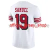 2021 American Football Jerseys 19 Samuel 85 Kittle 80 Rice 10 Garoppolo 97 Bosa 42 Lott 5 Lance Color White Red Black Olive Stitched