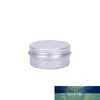 20ml Aluminium Cream Jar Pot Metall Förvaring Box Mini Tenn Lådor För Lip Balm Tea Cans Candle Jar Tom Makeup Organizer Spices Jars