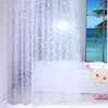 새로운 패션 반투명 방수 방수 샤워 커튼 조약돌 패턴 샤워 커튼 욕실 홈 호텔 Douchegordijn 201030