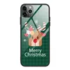 Christmas Case Cover Cover Slim Slim Miękka i twarda Opona Wstrząśnicze Ochronna Telefon Case Dla iPhone 12 Pro Max Iphone 11 Pro Max X XS XR