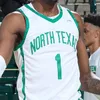 North Texas Mean Green Unt Baskolne Basketball Jersey Tylor Perry Kai Huntsberry Abou Ousmane Aaron Scott Rubin Jones Jones Martinez Tyree Eady Matthew Stone 4xl