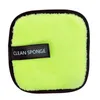 Многоразовый макияж Clean Cleange Pounvover Pads Cotton Wipes Microfiber Ткань с розничной упаковкой Инструмент очистки 10 * 10 см