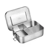 Lunch Container Stainless Steel Bento Food G.a HOMEFAVOR Snack Storage Box For Kid Men 220217