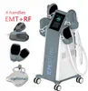 2022 Leistungsstarkes EMslim RF HI-EMT-Schlankheitsgerät, das elektromagnetische EMS-Muskelstimulation, Fettverbrennung, Hienmt-Bildhauerei, Cellulite-Entfernung mit RF und Kissen formt