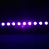 Hot selling Black Stage Lighting AC100V-240V 260W UV 9-LED Remote-controlled Auto Sound DMX Purple Light DJ Wedding Party