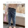 MILANCEL pantaloni per ragazze a tutta lunghezza jeans per ragazze jeans skinny per pantaloni da ragazza con bottoni sul davanti per bambini LJ201203