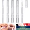 Envase cosmético de pluma torcida transparente vacía de 3 ml con cepillo para brillo de labios tubo de aceite nutritivo para uñas 2018 estilo más nuevo