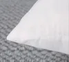1 Uds. Funda de almohada de lona de algodón puro de 8 Oz de todos los tamaños con cremallera oculta Color blanco Natural funda de protección de algodón envío rápido