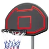 14ft pulverlackerad avancerad trampolin med basketbollsupptagare och stege (yttre säkerhetshölje) Blå A37