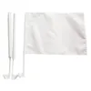 30x45cm weiße leere Auto-Flaggen-Sublimation Polyester-Druck hochwertige Autofenster-Flaggen mit 43 cm Kunststoff-Pole frei