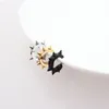 Roestvrijstalen spike hoepel oorbellen clip op zilveren gouden stud oorbellen oormanchet voor vrouwen hiphop mode sieraden cadeau