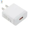 Chargeur USB unique 2A Charge rapide Tour de voyage US Plug Adapter Portable Wall Charger Câble de téléphone portable pour iPhone Samsung Xiaomi 50pcs / lot