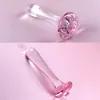 Massage Highgrade Crystal Glass Dildo Penis Glass Beads Anal Plug Butt Plug Sex Toys For Man Woman Couples Vaginal And Anal Stimu4199491