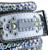 2022 BB Simon rhinestone Belt with bling rhinestones for mens Women Designer belts as birthday Christmas gift217s