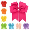 6inch Girls Kids Grosgrain Ribbon Big Bowknot Hair Clip Toddler Barge Boutique Cheer Bow Bow Barrettes Hairpins Hair Assories YL672