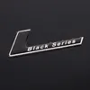 Etiqueta do carro emblema emblema decalques preto série logotipo etiqueta para Mercedes SLS AMG W204 W203 W207 W211 W219 C63 C63 Auto Styling180a