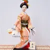 30cm kawaii japonais charmant geisha figurines poupées avec beaux kimono new house bureau décoration miniatures d'anniversaire cadeau 201212