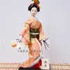 30cm Kawaii Japanese Lovely Geisha Figurines dolls with beautiful kimono New house office decoration Miniatures birthday gift 201212